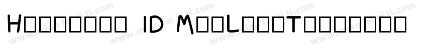 Hellfont ID MeiLingTi字体转换